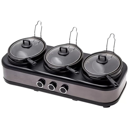 Westinghouse Slow Cooker Ceramic Pots 3 x 2.5L - Image 3