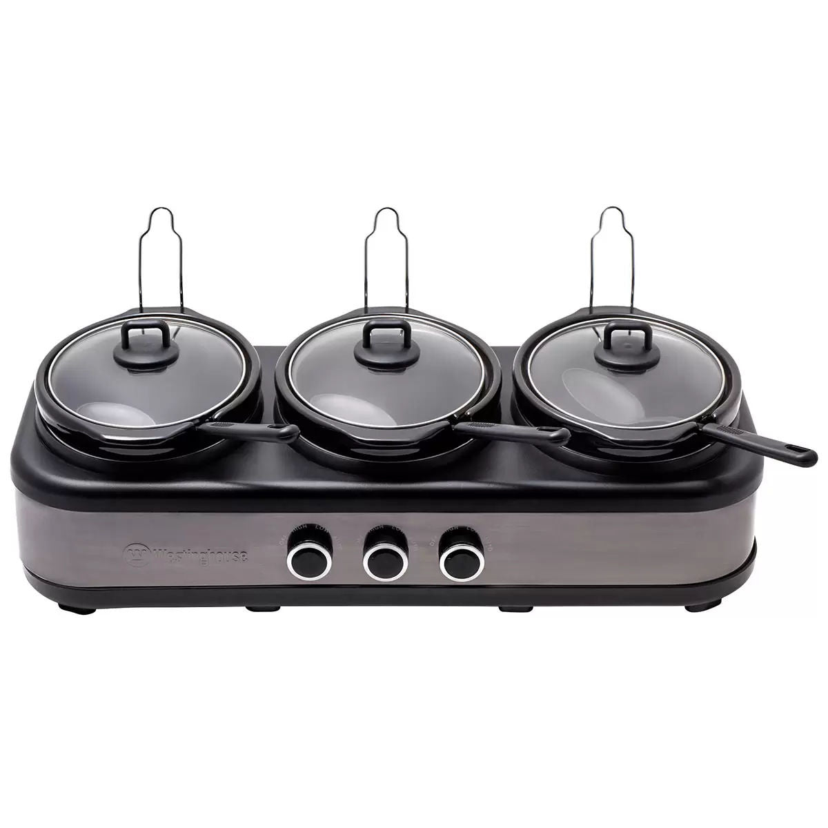 Westinghouse Slow Cooker Ceramic Pots 3 x 2.5L - Image 4