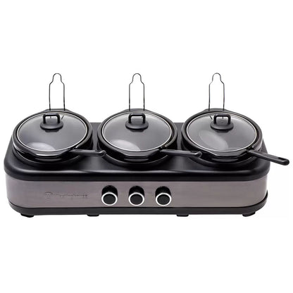 Westinghouse Slow Cooker Ceramic Pots 3 x 2.5L - Image 4