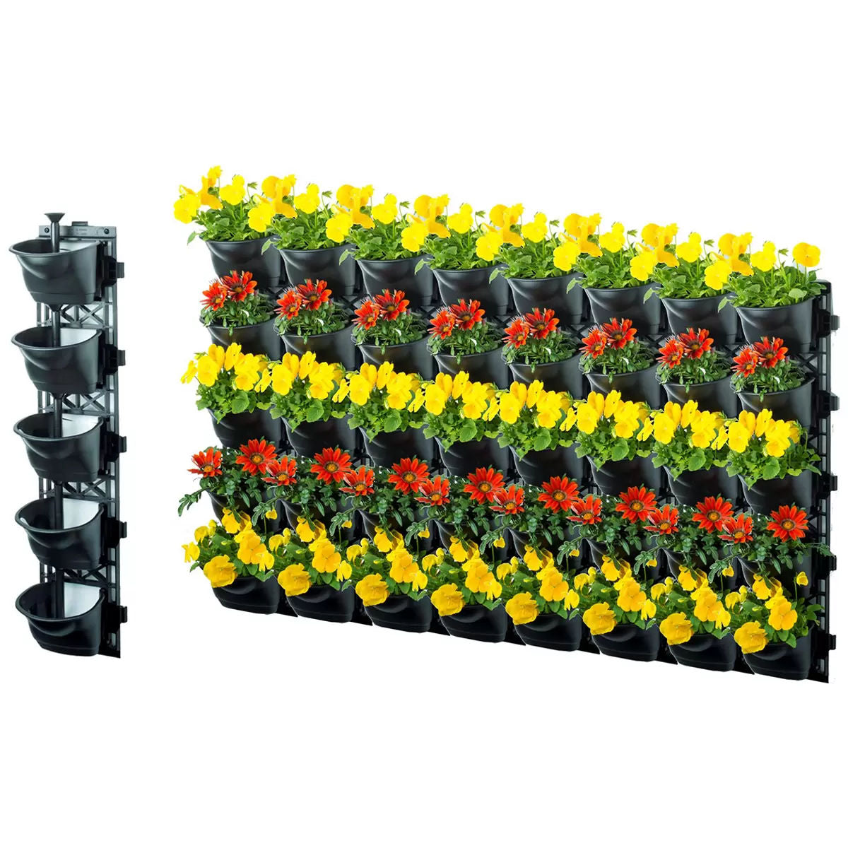Quint vertical garden with 8 frames and 40 pots - Image 3