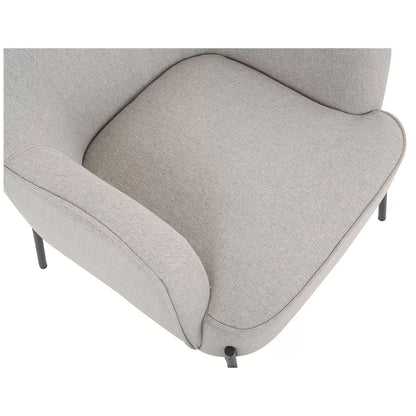 Hugo upholstered armchair ivory - Image 3