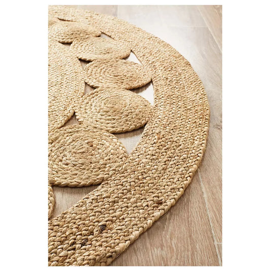 Atrium pilu natural rug 200 x 200cm - Image 3