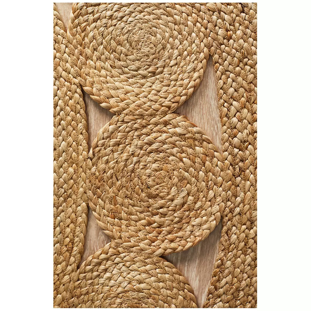 Atrium pilu natural rug 200 x 200cm - Image 4