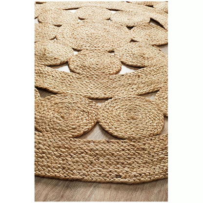 Atrium pilu natural rug 200 x 200cm - Image 5