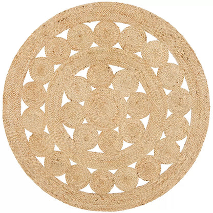 Atrium pilu natural rug 200 x 200cm - Image 6