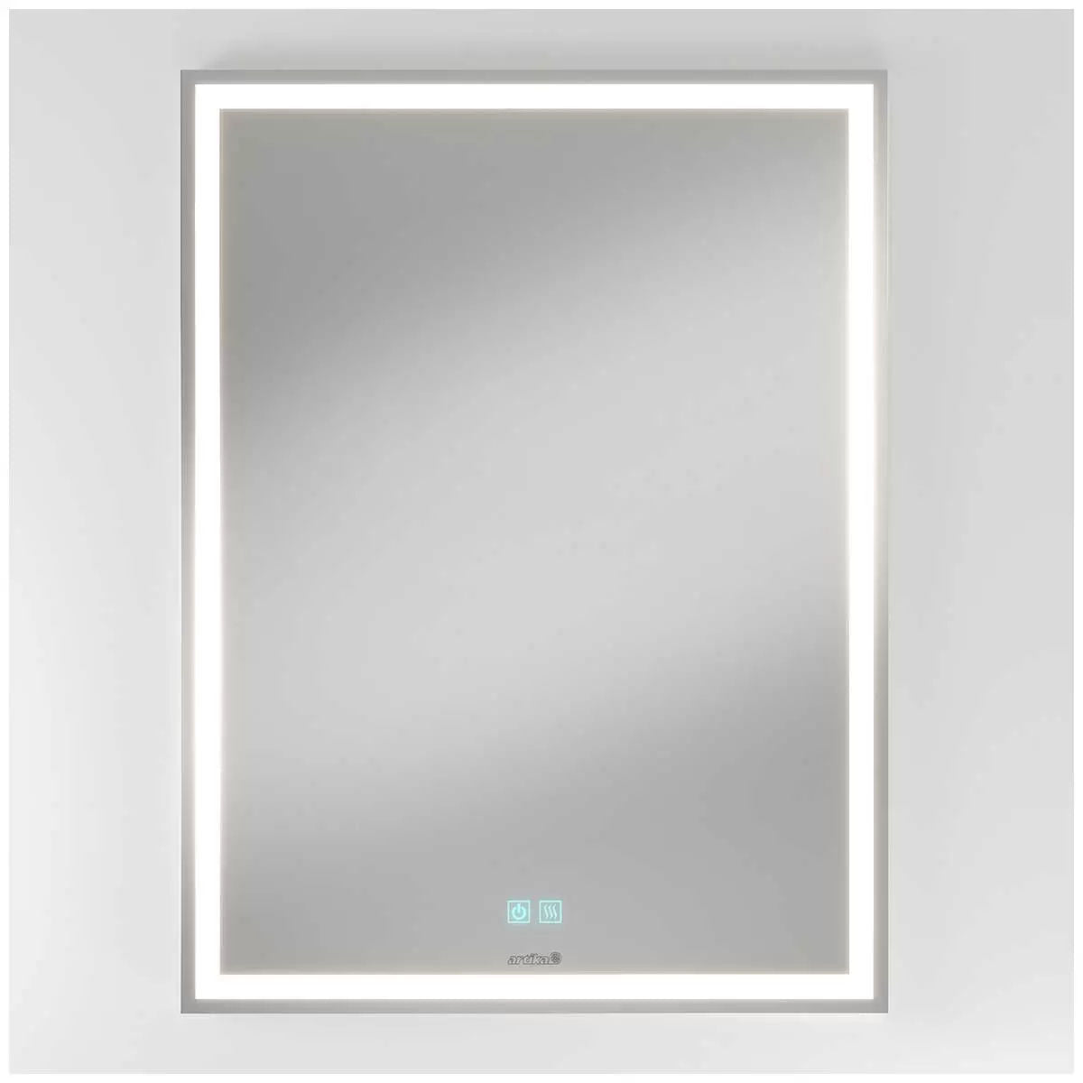Aurea integrated led plug in wall mirror - Image 3