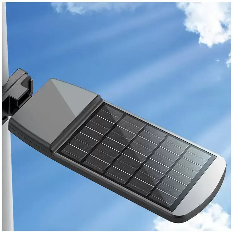Metal Grey Solar Street Light with 5000 Lumens, Metal Construction, Motion Activated, Solar Rechargeable - Image 5