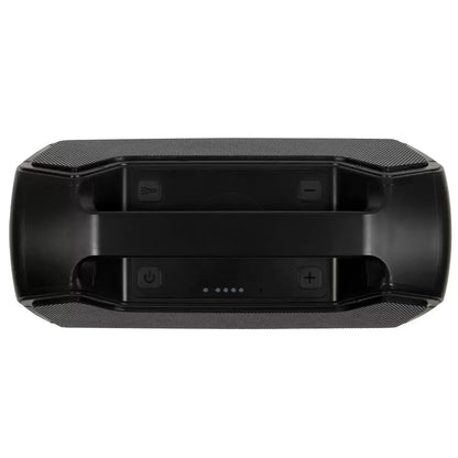 Portable Bluetooth Speaker Black with 40W Output, IP67 Waterproof, Wireless Charging, and 15,600mAh Battery - Image 3