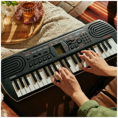 Black 44 Key Portable Mini Keyboard with 100 Tones, 50 Rhythms, and Headphone Output - Image 4