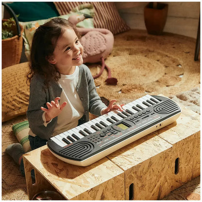 Black 44 Key Portable Mini Keyboard with 100 Tones, 50 Rhythms, and Headphone Output - Image 7
