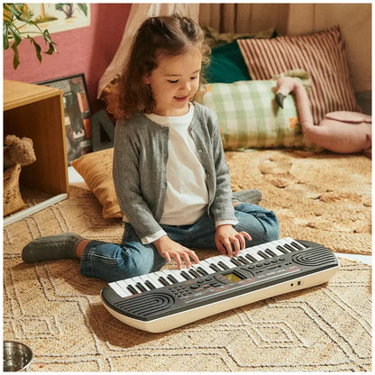 Black 44 Key Portable Mini Keyboard with 100 Tones, 50 Rhythms, and Headphone Output - Image 9