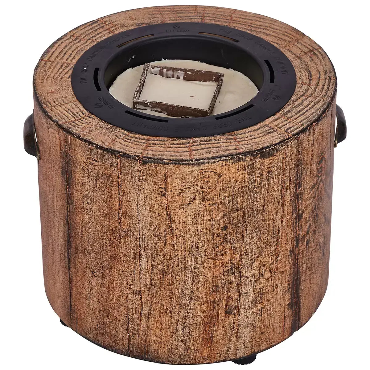 Wood Grain Eco Fuego Wood Fire Pit with 8 Hour Candle - No Smoke, 90% Less CO2 - Image 2