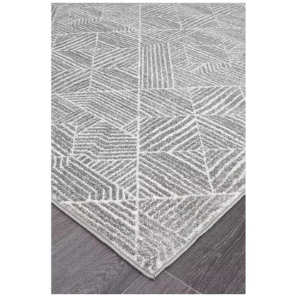 Oasis 457 Silver Rug 290x200cm - Bohemian Tribal Style, Easy to Clean Polypropylene - Image 2