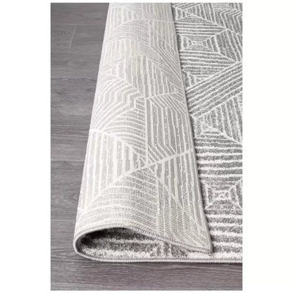 Oasis 457 Silver Rug 290x200cm - Bohemian Tribal Style, Easy to Clean Polypropylene - Image 5
