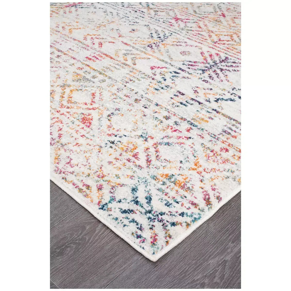 Oasis Multi Rug 290 x 200cm - Bohemian Tribal Style, Easy to Clean, Polypropylene - Image 2