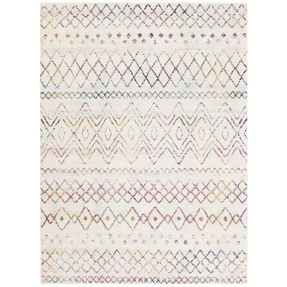 Oasis Multi Rug 330 x 240cm - Bohemian Tribal Style in Vivid Brights and Soft Neutrals