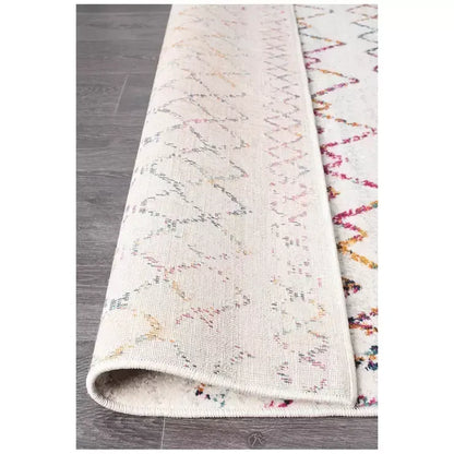 Oasis Multi Rug 330 x 240cm - Bohemian Tribal Style in Vivid Brights and Soft Neutrals - Image 5