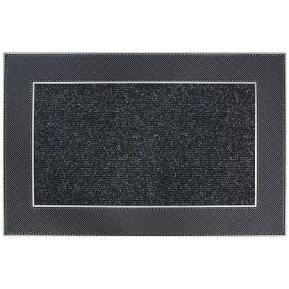 Grey Floor Mat 60 x 90cm - Easy to Clean and Weather Resistant