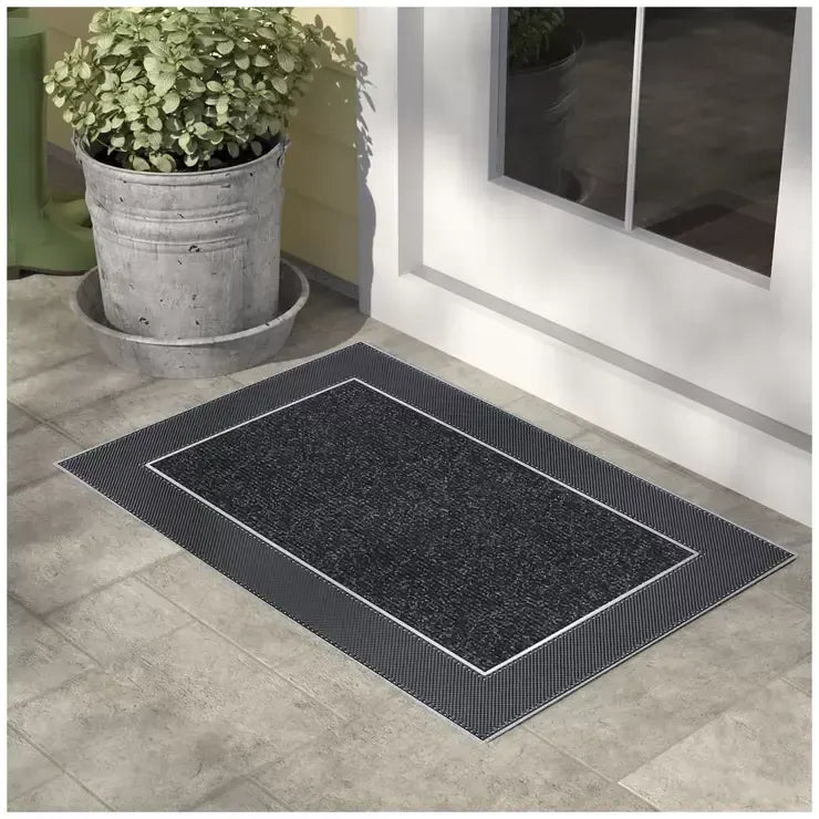 Grey Floor Mat 60 x 90cm - Easy to Clean and Weather Resistant - Image 3