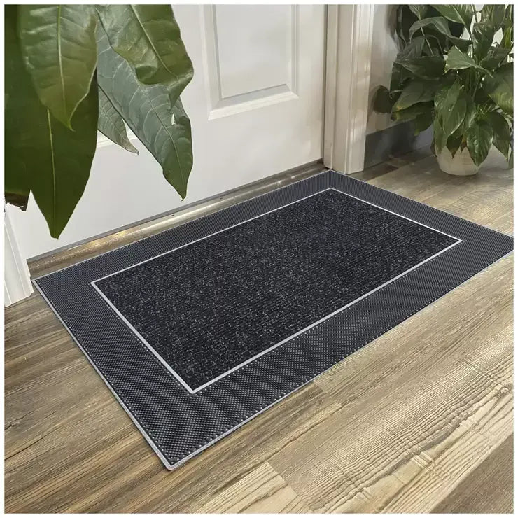 Grey Floor Mat 60 x 90cm - Easy to Clean and Weather Resistant - Image 4
