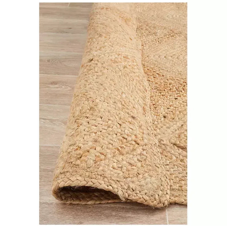 Natural Jute Rug 220 x 150cm for Living Room - Image 6