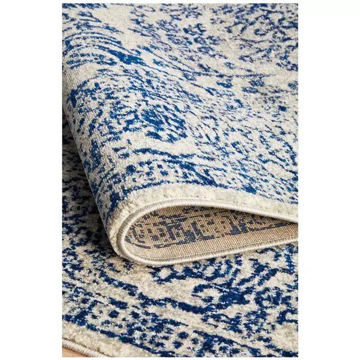 Evoke 256 Blue Indoor Rug 400x300cm - Soft Heat-Set Polypropylene - Image 5