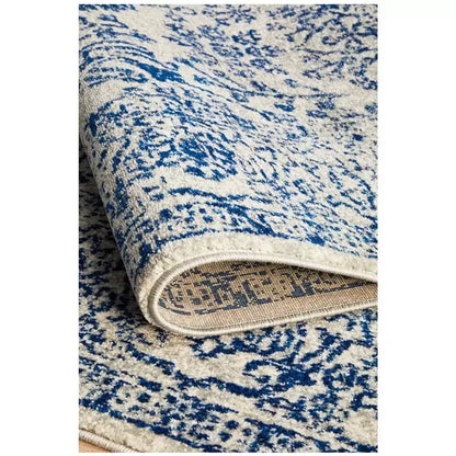 Evoke 256 Blue Indoor Rug 400x300cm - Soft Heat-Set Polypropylene - Image 5
