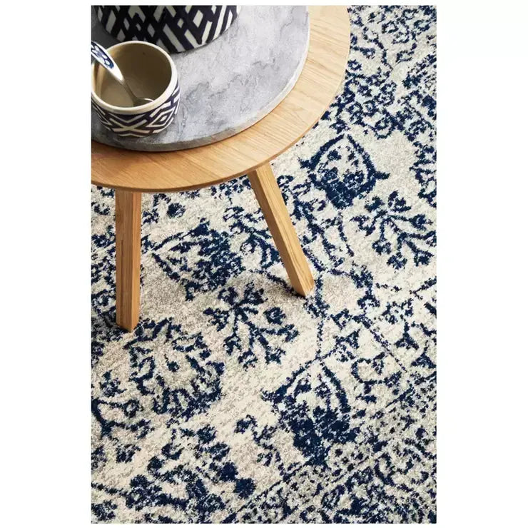 Evoke 256 Blue Indoor Rug 400x300cm - Soft Heat-Set Polypropylene - Image 6
