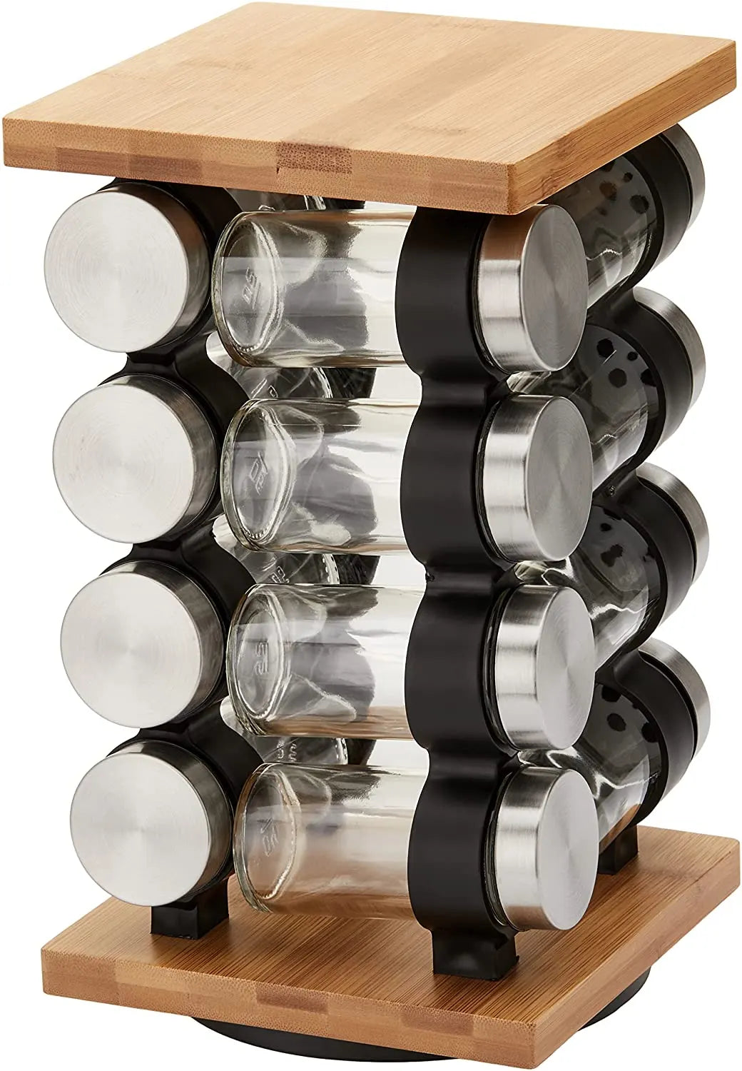 Spice Rack Organizer with 12 Pieces Jars for Kitchen - Image 2