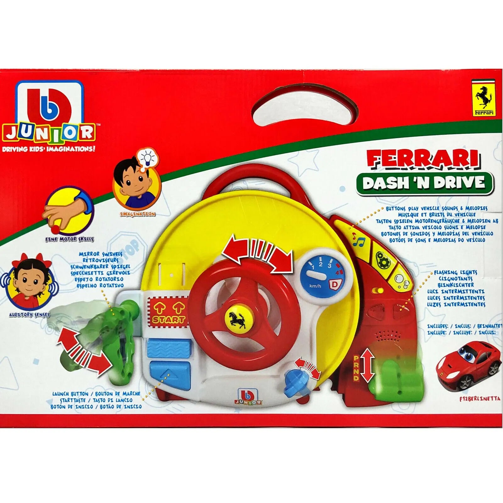 BB Junior Ferrari Dash 2 in 1 Driving Tower with Car - Image 5