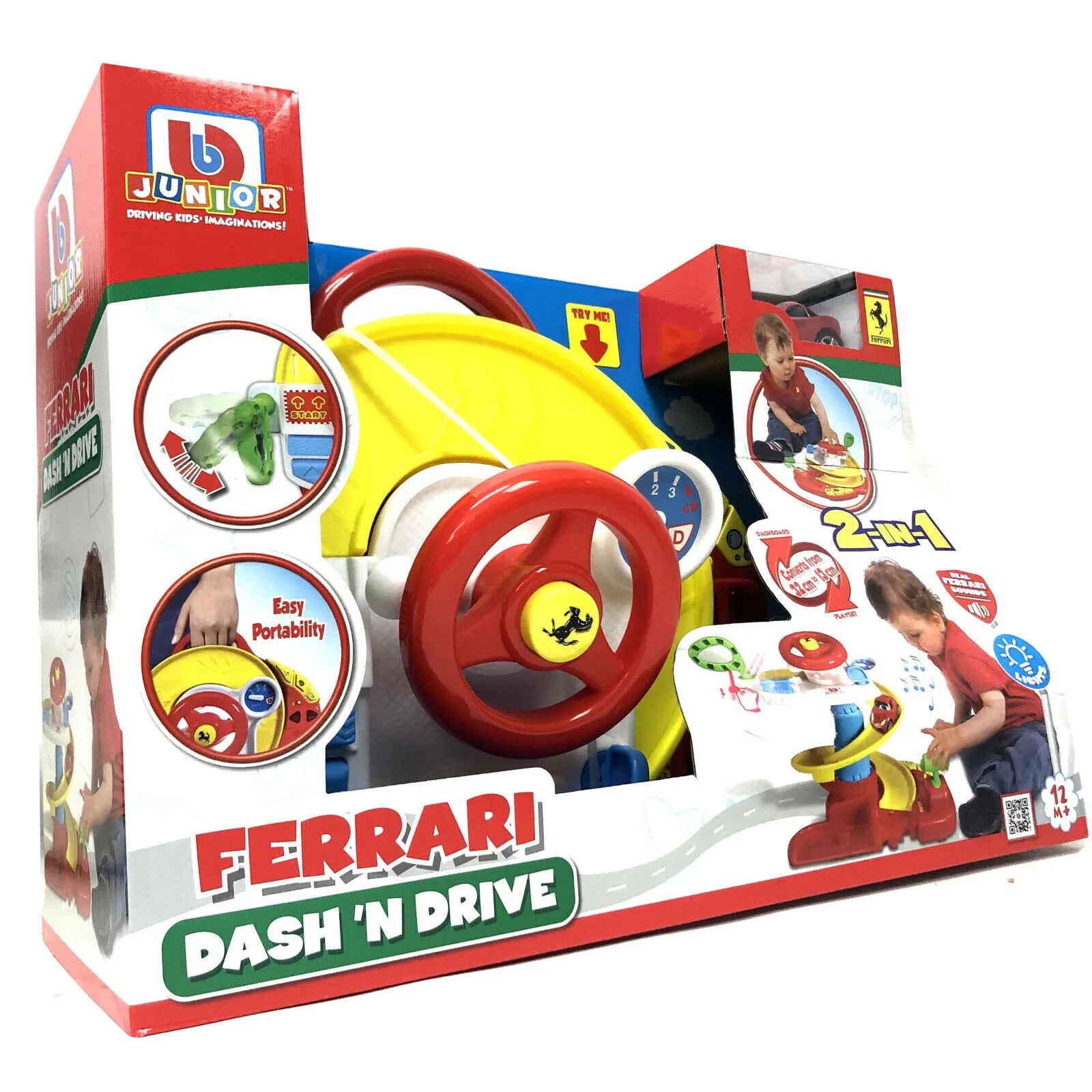 BB Junior Ferrari Dash 2 in 1 Driving Tower with Car - Image 6