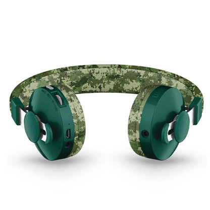 LilGadgets Untangled Pro Premium Children's Wireless Headphones Green Digital Camo - Image 2