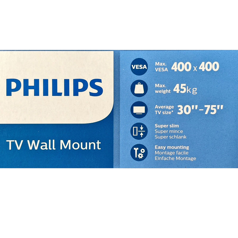 Philips Tilt TV Monitor Wall Mount Bracket for 32 40 55 65 70 75 Inch Universal SQM7442 - Image 4