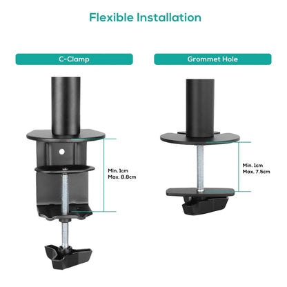 activiva ErgoLife Dual Monitor Screen Double Joint Monitor Arm - Image 5