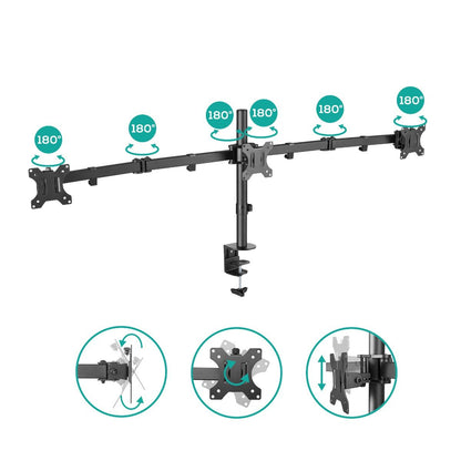 activiva Triple-Screen Articulating Monitor Arm - Image 3