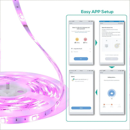 activiva 5m IP65 Smart RGB & Warm White LED Strip Lights - Image 4