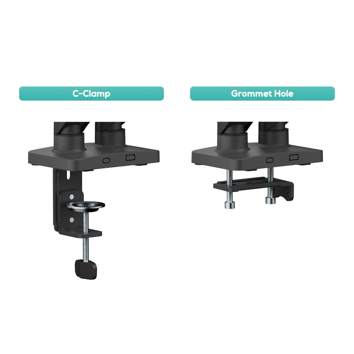 activiva Ergolife Dual-Screen Gas Spring Monitor Arm - Image 6