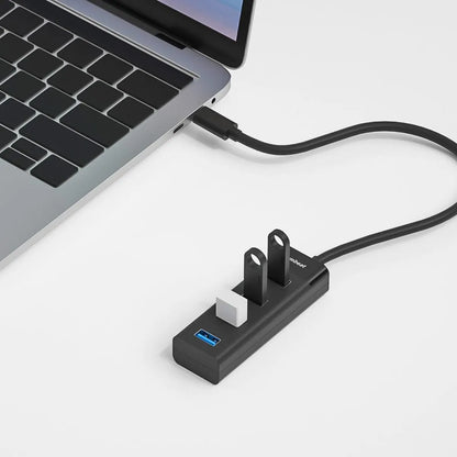 mbeat USB-C to 4-Port 3.0 Hub - Black - Image 2