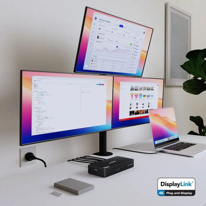 mbeat USB-C Triple 4K Display Docking Station  (DisplayLink® + HDMI-ALT) - Image 3