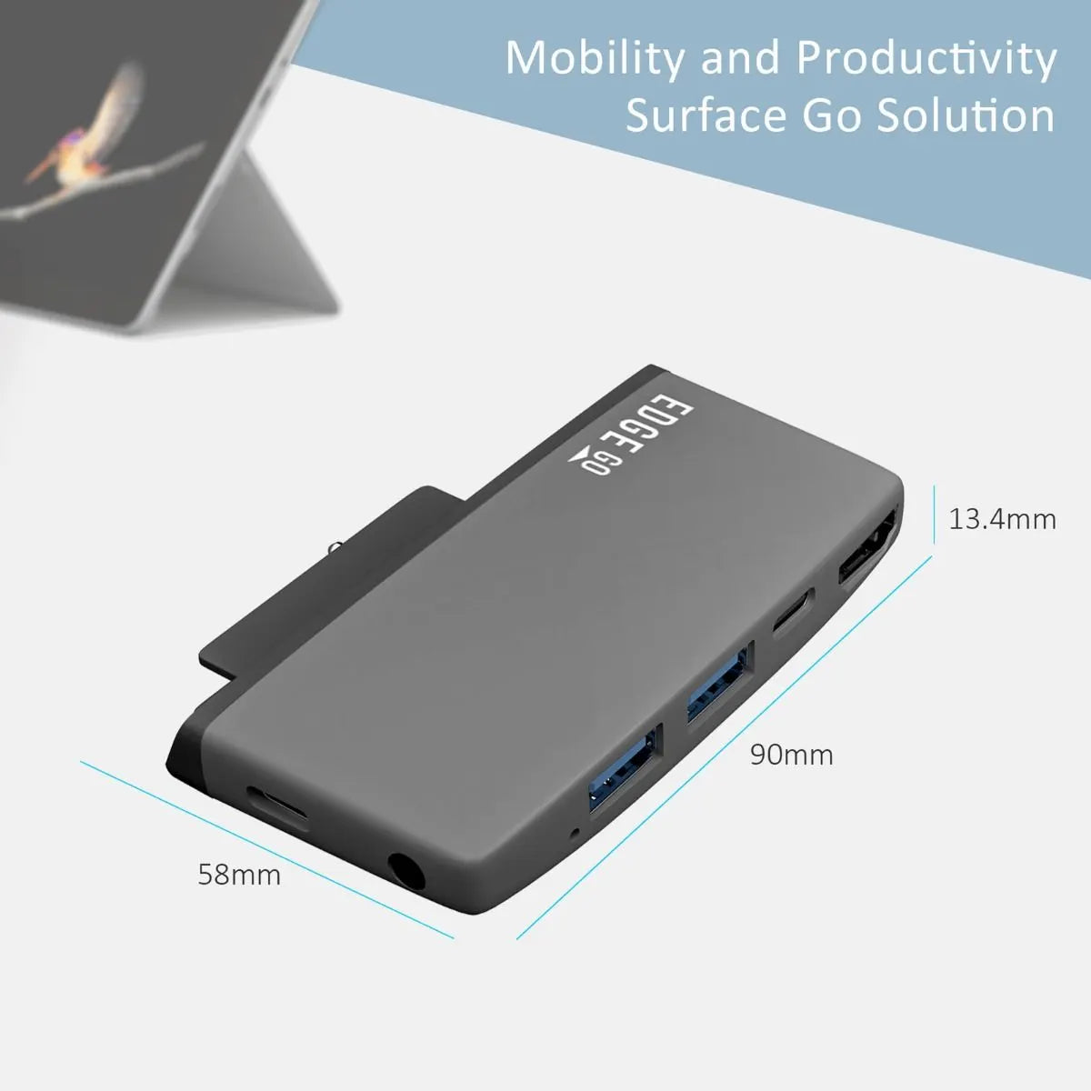 mbeat Edge Go Multifunction USB- C Hub for Microsoft Surface Go - Image 7
