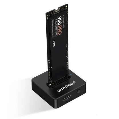 mbeat H5 USB-C/A 10Gbps M.2 NVMe & SATA SSD Mini Dock
