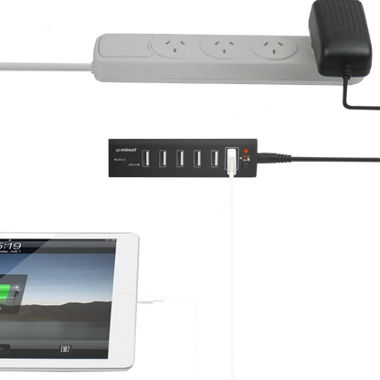 mbeat 7-Port USB 3.0 x 1 + USB 2.0 x 6 Hub with 2.1A Smart Charging Function - Image 6