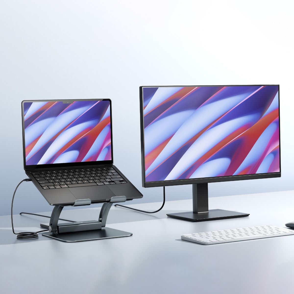 mbeat Stage P6 Laptop Stand with USB-C Dock - Image 3