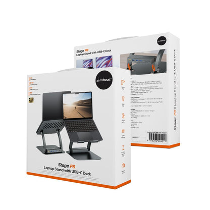 mbeat Stage P6 Laptop Stand with USB-C Dock - Image 7