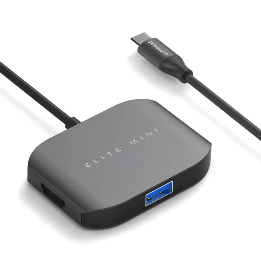 USB-C Multi-port Adapter (HDMI + USB 3.0 + USB 2.0)- Space Grey, Aluminium Design - Image 2