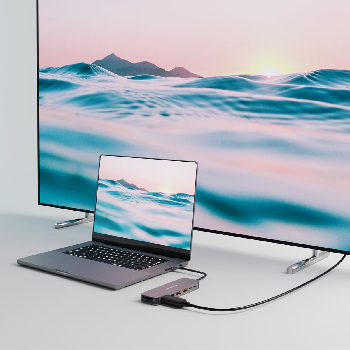 mbeat Elite 9-in-1 USB-C Multiport Hub with Built-in M.2 NVMe SSD Enclosure - Image 4