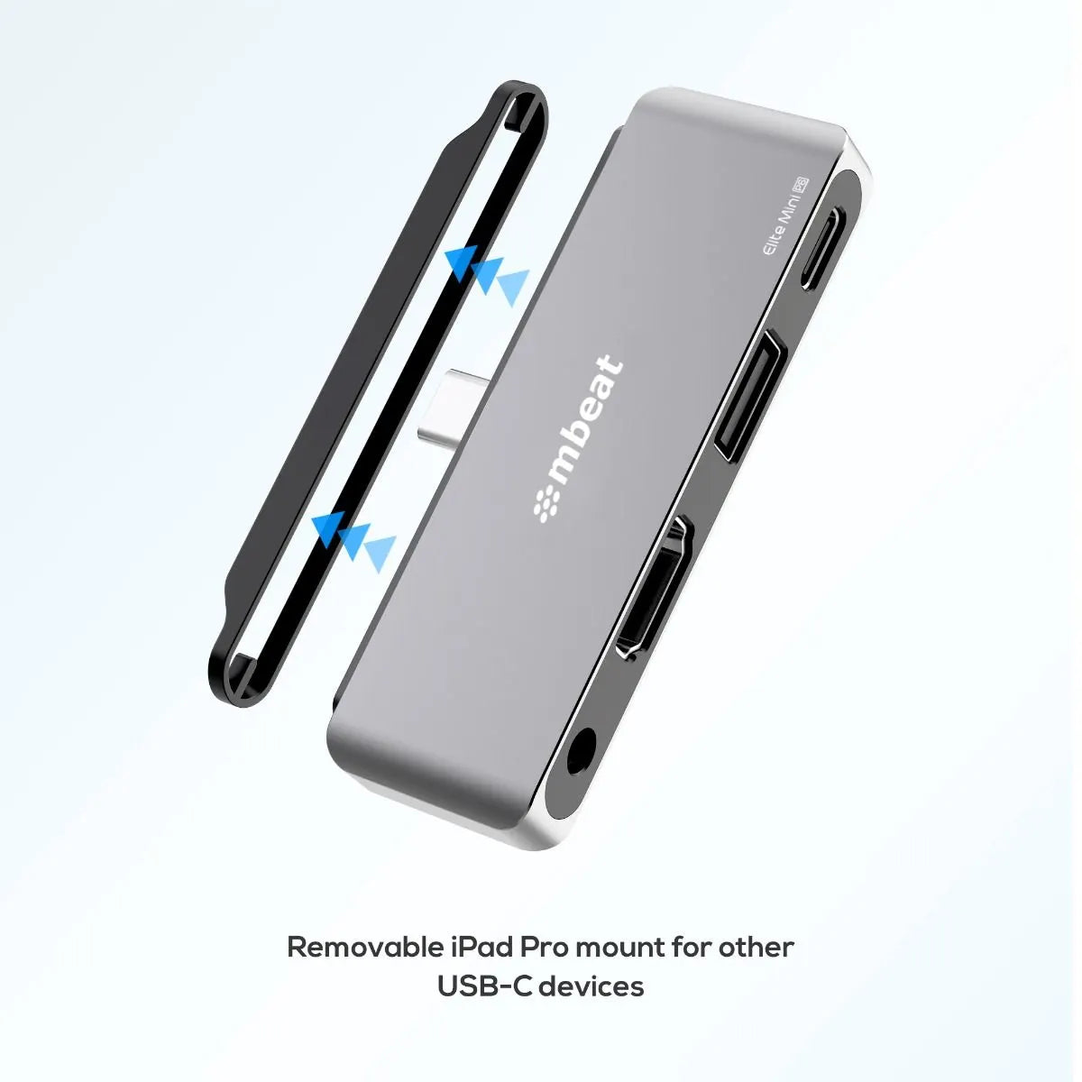 mbeat Elite Mini 4-In-1 USB-C Mobile Hub for iPad Pro, USB-C Tablet and Laptop - Image 5