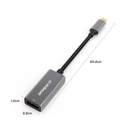 mbeat Elite USB-C to Display Port Adapter - Space Grey - Image 7