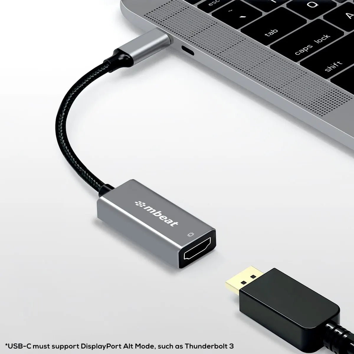 mbeat Elite USB-C to HDMI Adapter - Space Grey - Image 3