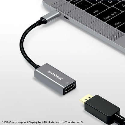 mbeat Elite USB-C to HDMI Adapter - Space Grey - Image 3